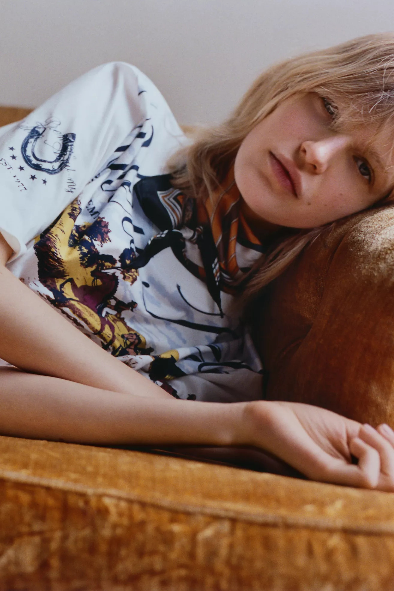 The Corey Short-Sleeve Boxy Tee by Maeve: Printed Souvenir Edition | Anthropologie (US)