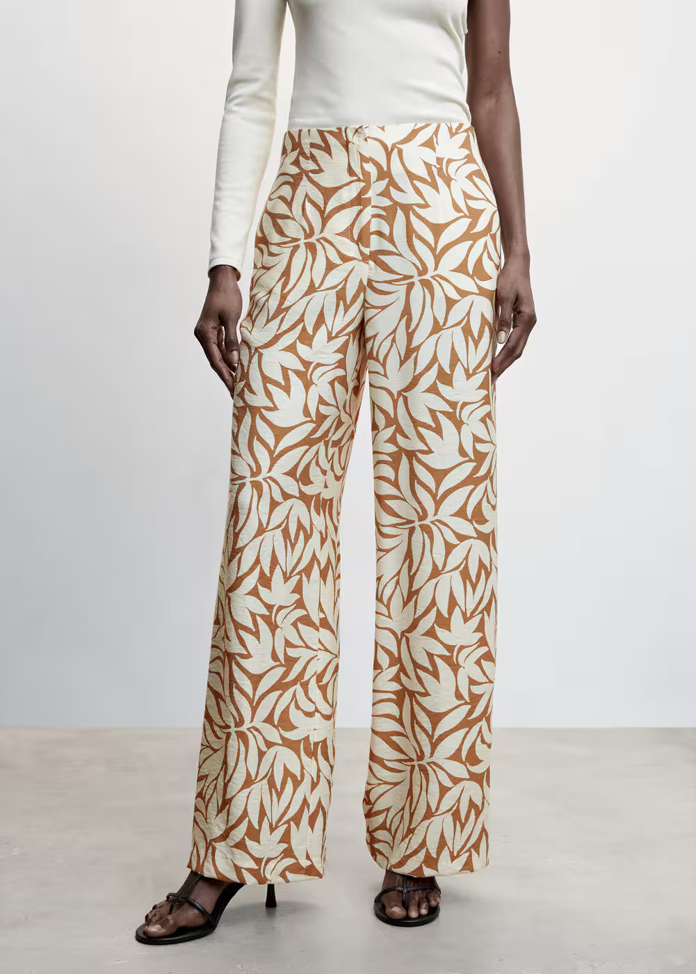 Printed culottes | MANGO (UK)