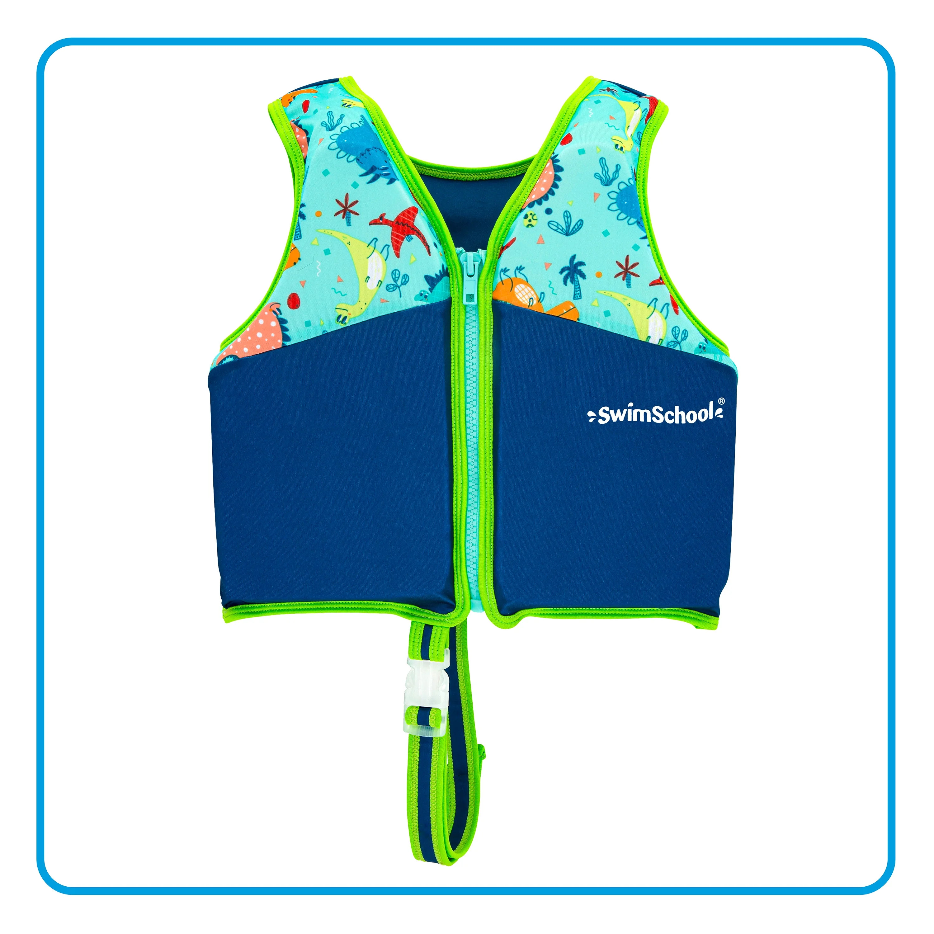 Swim School Blue Youth Sharks and Octopus Swim Training Vest, Size Medium-Large, Ages 4-6 Years | Walmart (US)