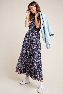 Gal Meets Glam Siena Floral Maxi Dress | Anthropologie (US)