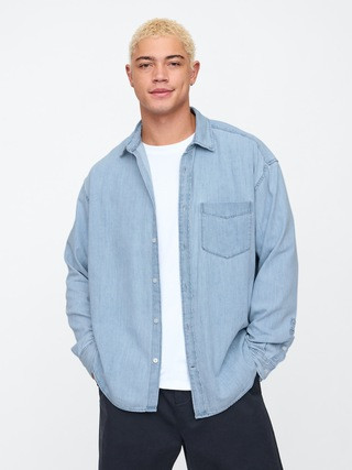 Denim Big Shirt | Gap Factory