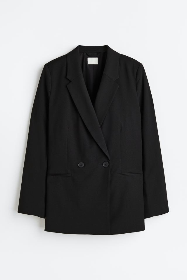 Double-breasted blazer | H&M (UK, MY, IN, SG, PH, TW, HK)