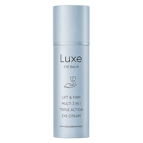 Luxe Eye Balm, Eye Balm Stick, 3-in-1 Hydrating & Smoothing Eye Cream with Collagen, Lightweight ... | Amazon (US)