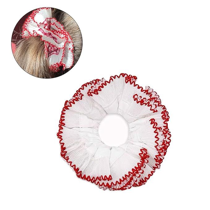Lace Hair Scrunchies Thick Updos Oversized Hair Scrunchy Elegant Hair Rope Scrunchy Women Ponytai... | Amazon (US)