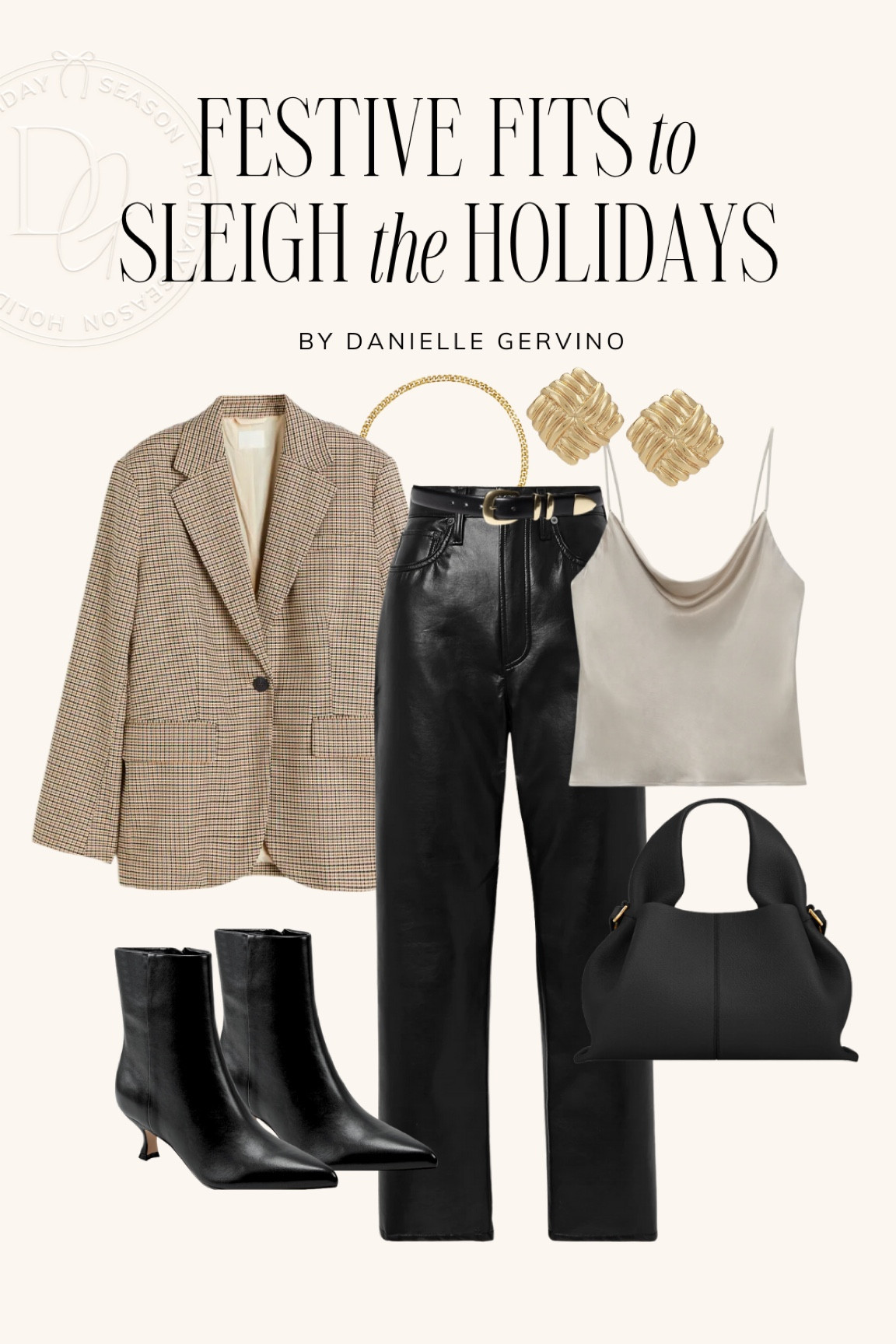 Holiday Outfit Inspo ✨holiday outfits, holiday party outfit, festive outfit, winter outfit, winter outfit idea, date night outfit, festive outfits, festive outfit, holiday outfit, neutral Christmas outfit, neutral Christmas outfits, xmas outfit, xmas outfits, xmas party outfit, xmas party outfits, nye outfit, nye outfits, New Years eve outfits, New Years ever outfit, new year looks, holiday looks, 2024 holiday outfits, 2024 holiday outfit, winter boots, black boots, heeled boots, heel boots, ankle boot, ankle boots, ankle booties, leather boots, blazer, satin tank, satin top, satin cami, holiday earrings, holiday accessories, faux leather pants, faux leather pant

#LTKHoliday #LTKStyleTip #LTKSeasonal
