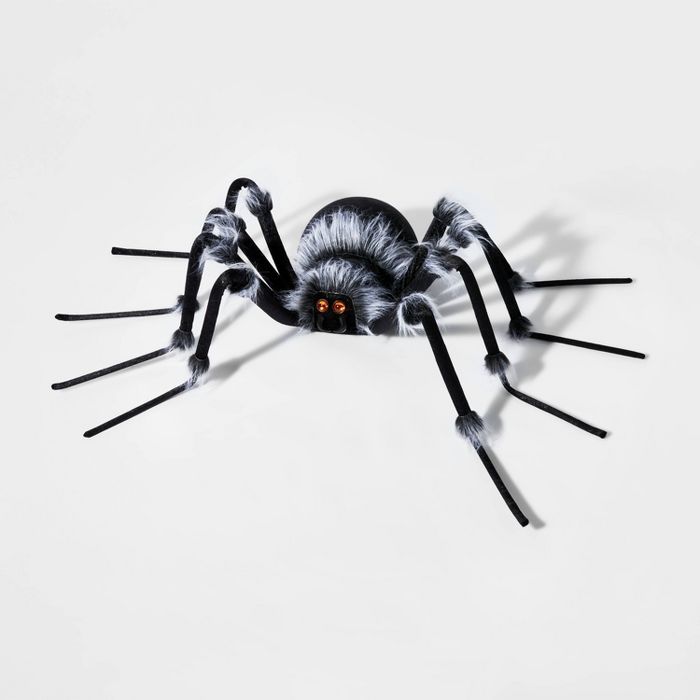 Plush Spider with Jewel Eyes XL Halloween Decorative Prop - Hyde & EEK! Boutique™ | Target