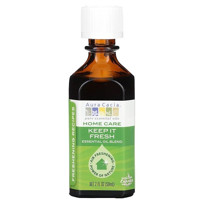 Aura Cacia Keep it Fresh Essential Oil Blend for Home Care, 2 Fluid Ounce | Amazon (US)