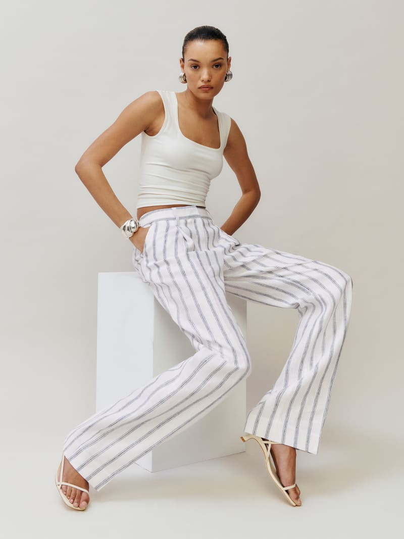 Alex Linen Pant | Reformation (Global)