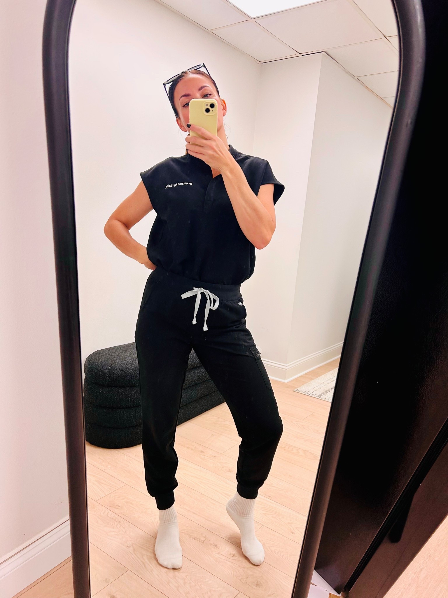 My favorite work attire. If you’re on your feet all day, in need of something comfortable to wear while working or wanting to look cute in a new fit, figs is it!
Wearing a size small joggers and xs scrub top.

#LTKWorkwear