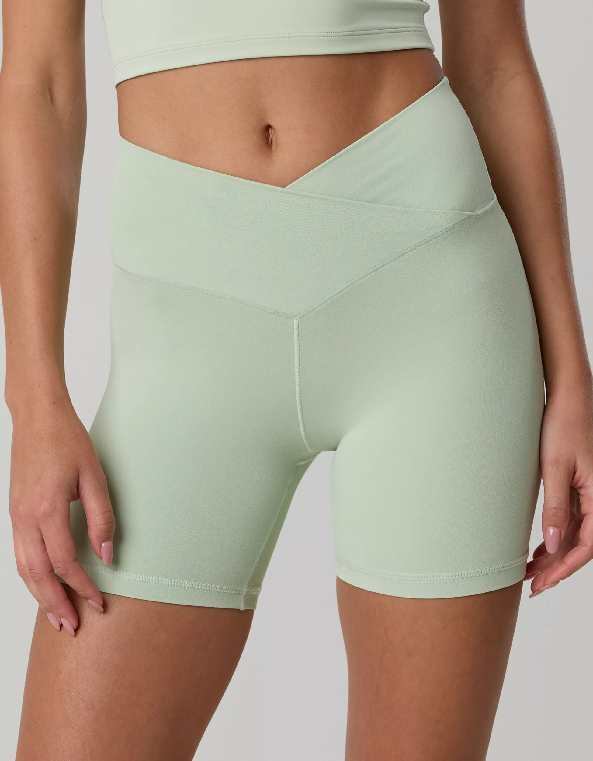 OFFLINE By Aerie Real Me Crossover High Waisted 5" Bike Short | Aerie