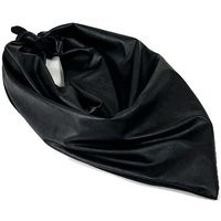 Black Faux Leather Bandana Vegan Bandanna Goth Gothic Lined Headscarves | Etsy (US)