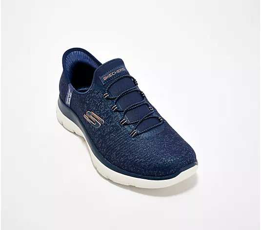 Skechers Slip-ins Summits Iridescent Mesh Sneakers - QVC.com | QVC