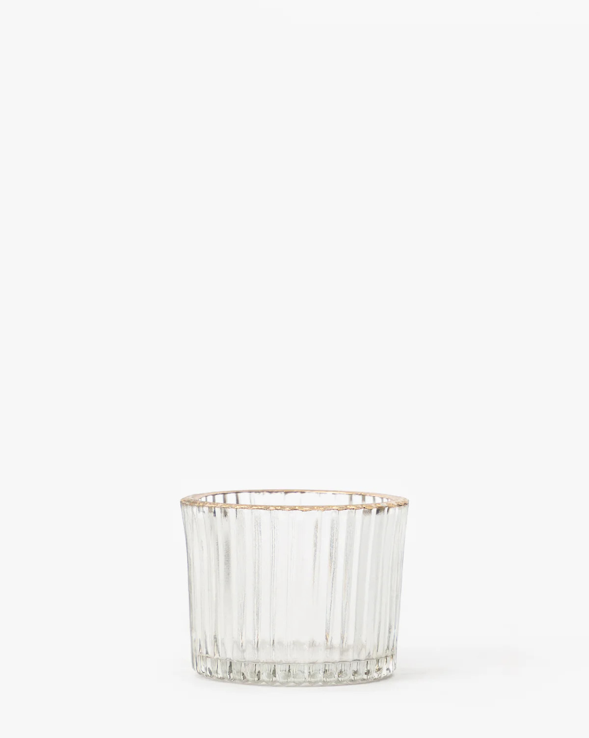 Gold Rimmed Glass Votive | McGee & Co. (US)