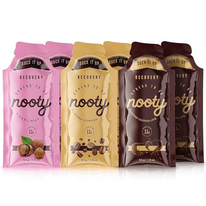 Nooty Almond Butter Spread to Go Squeeze Packets - Natural Healthy Snack-High Protein-Gluten Free... | Amazon (US)