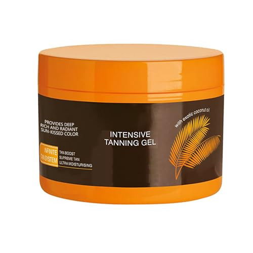 Tanning Gel for Deep Natural Tan – Tanning Accelerator with Carrot Extract & Vitamin E – Bronzing Body Moisturizer for Indoor & Outdoor Use 5.29oz | Amazon (US)