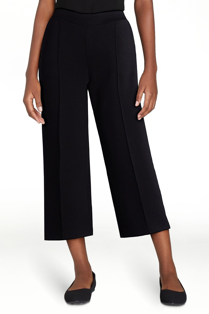 Scoop Women's and Women's Plus New Scubaknit Cropped Pants, Sizes XS-4X | Walmart (US)
