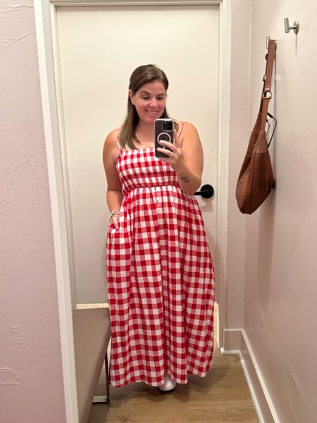 The cutest gingham dress that is lightweight enough to be perfect for the 4th! The dress runs TTS, this is the only color option it comes in and it is currently 40% off! 

#LTKMidsize #LTKStyleTip #LTKSaleAlert