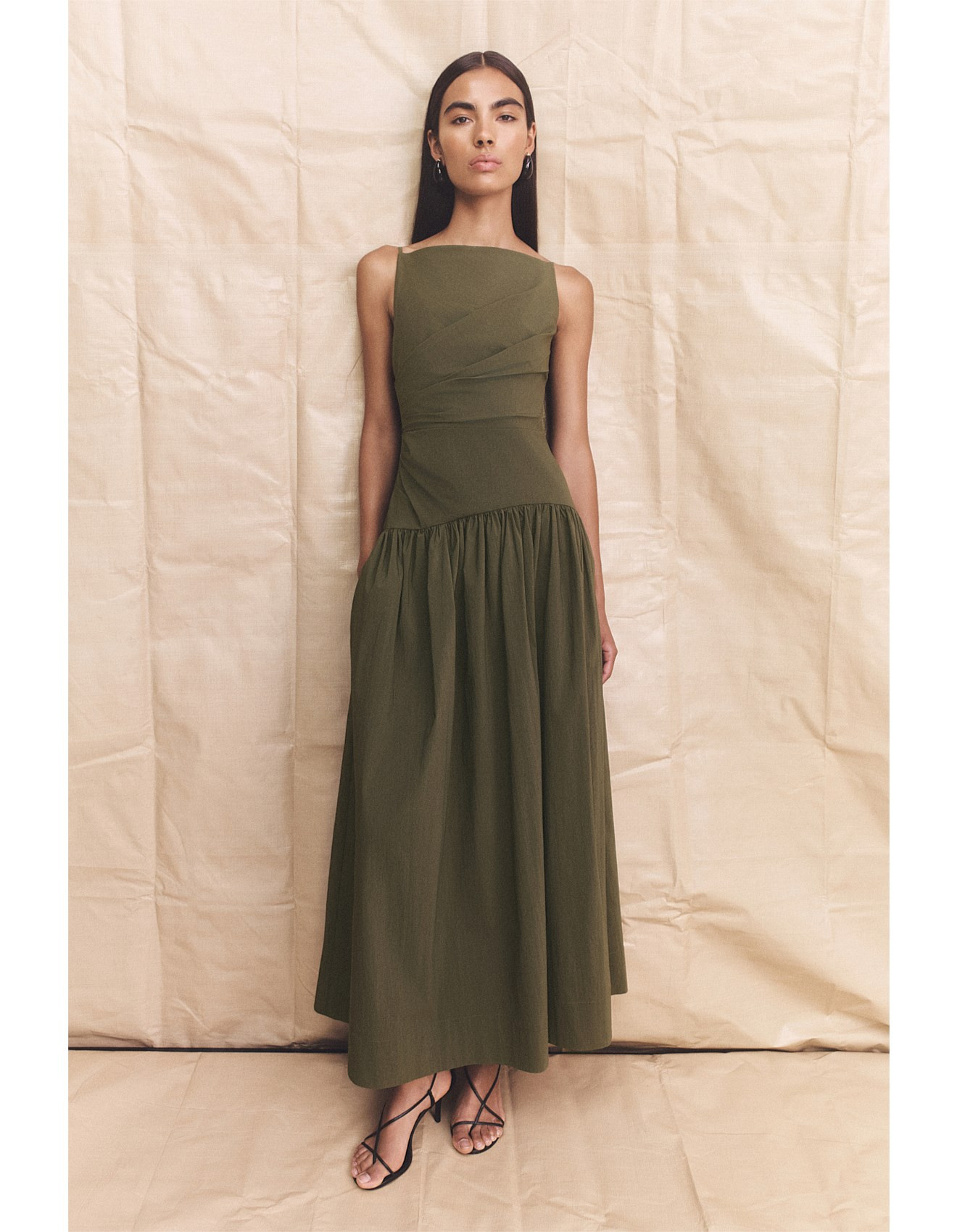 Campbell Square Neck Maxi Dress | David Jones (Australia & New Zealand)