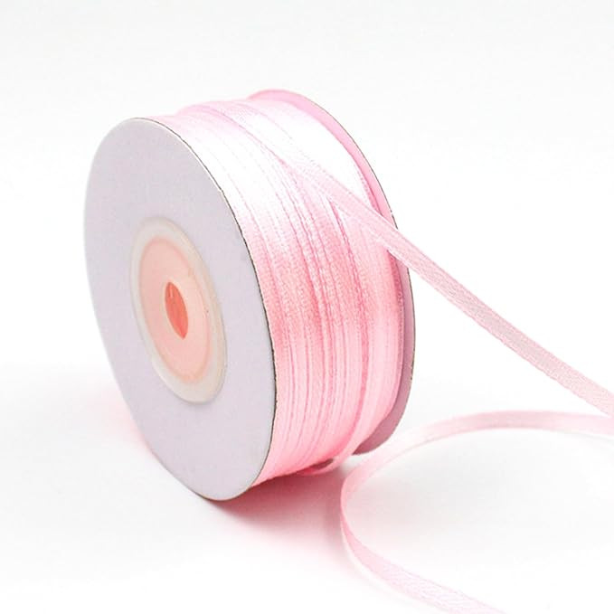 Capesaro Pink Ribbon - Solid Color Satin Ribbon,1/8 inch x 100 Yards Double Face Gift Ribbon for ... | Amazon (CA)
