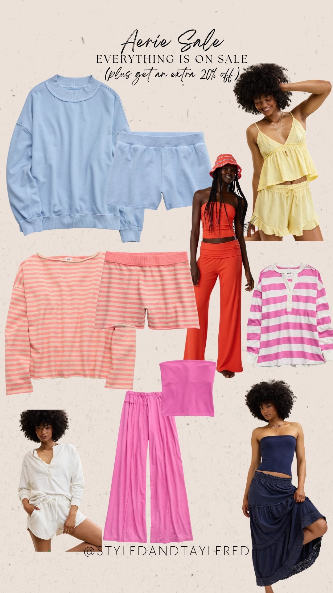 Aerie new arrivals are so dang good right now 👏 everything is on sale plus get an extra 20% off with code SHOPMY20 😜 

Aerie real
Aerie matching sets
Loungewear for women
Everyday style
summer outfits

#LTKSaleAlert
