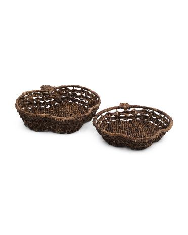 2pk Apple Shaped Baskets | TJ Maxx