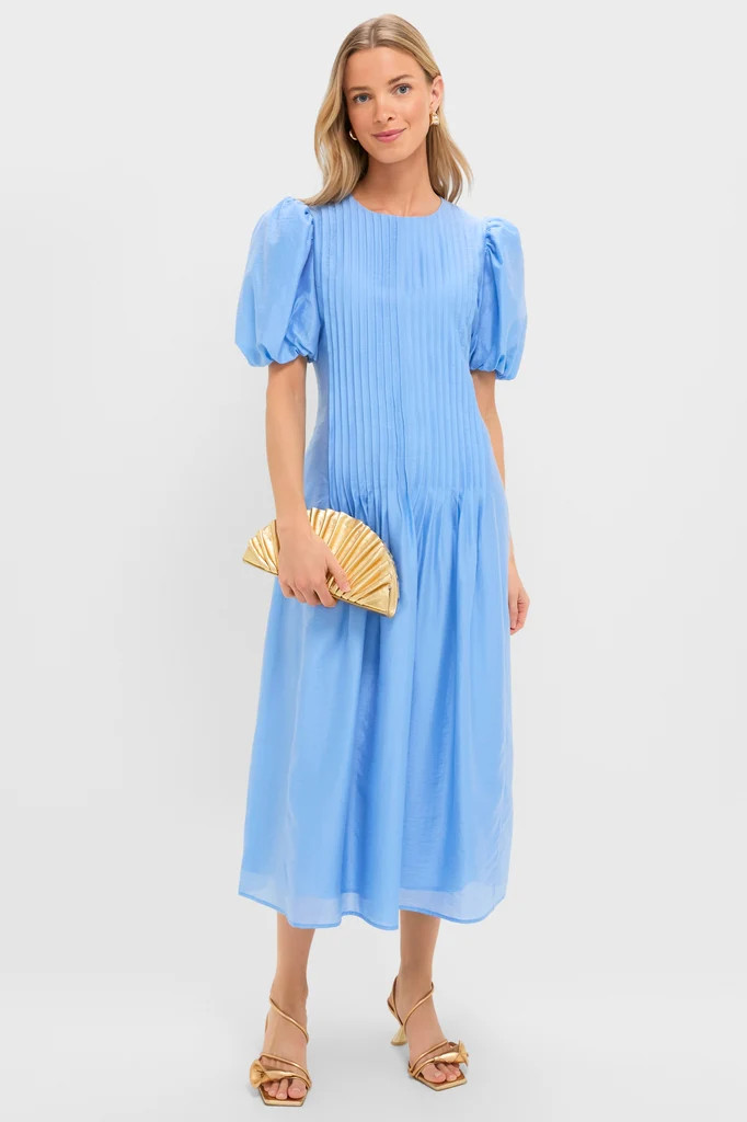 Cerulean Taffeta Mere Maxi Dress | Tuckernuck (US)