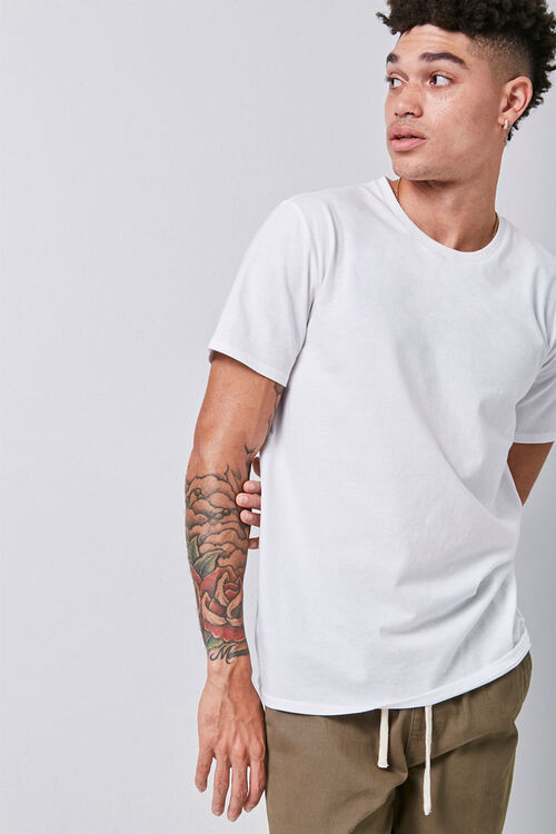 Basic Cotton Crew Neck Tee | Forever 21 (US)