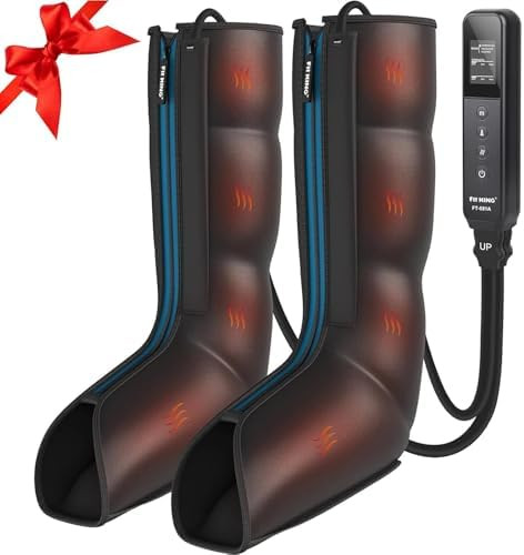 FIT KING Leg Massager with Heat and Compression Therapy, Leg Compression Massage for Circulation,... | Amazon (US)