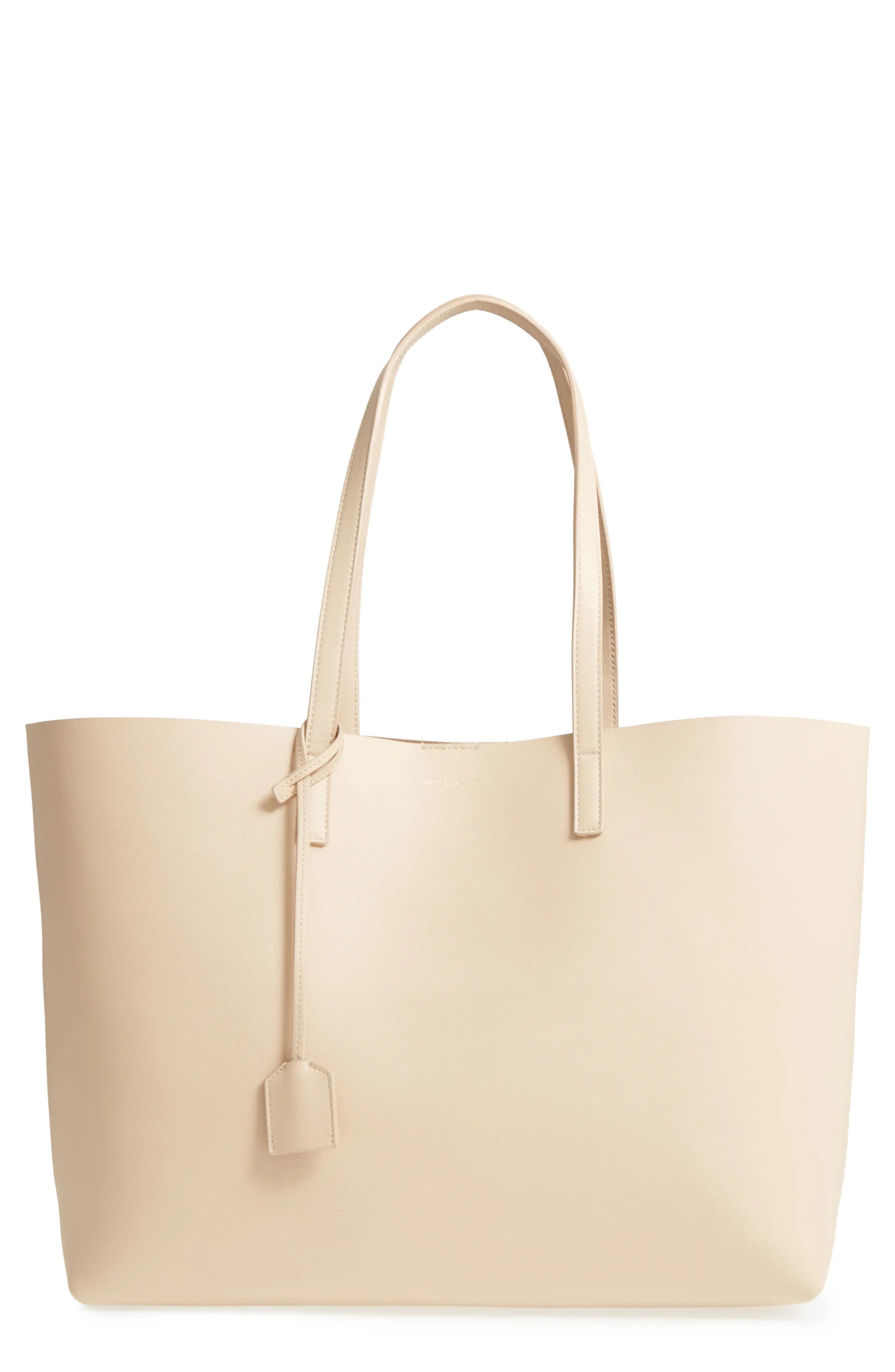 Saint Laurent 'Shopping' Leather Tote - Pink | Nordstrom