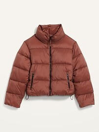 Water-Resistant Frost Free Short Puffer Jacket for Women | Old Navy (US)