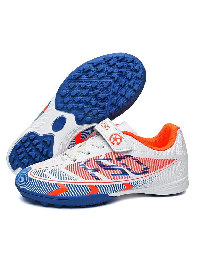 Kids' Football Shoes - Shock-Absorbing & Breathable, Comfortable & Durable, Ready For Match - Hoo... | SHEIN