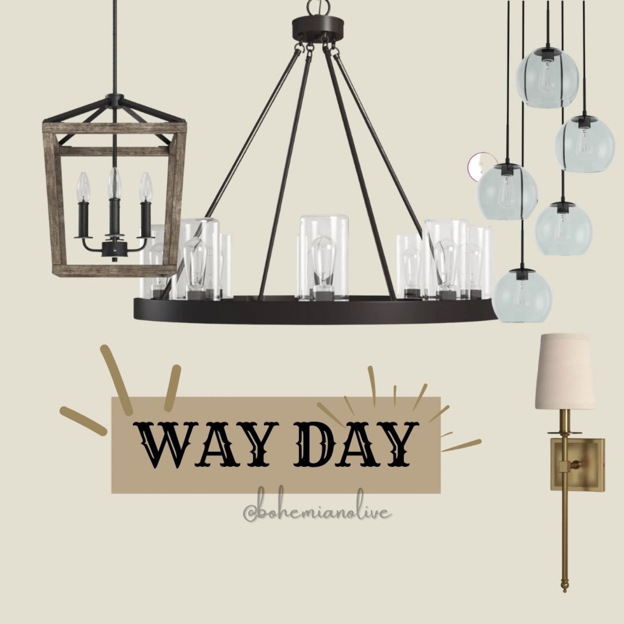 Way sale lighting 
Sale/ wayfair/ home/ kitchen/ bedroom/ lights/ light fixtures 

#LTKhome #LTKsalealert