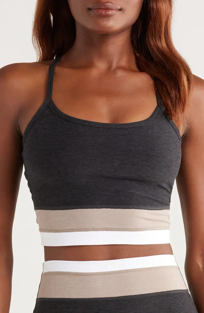Beyond Yoga Colorblock Space Dye Crop Tank Top | Nordstrom | Nordstrom