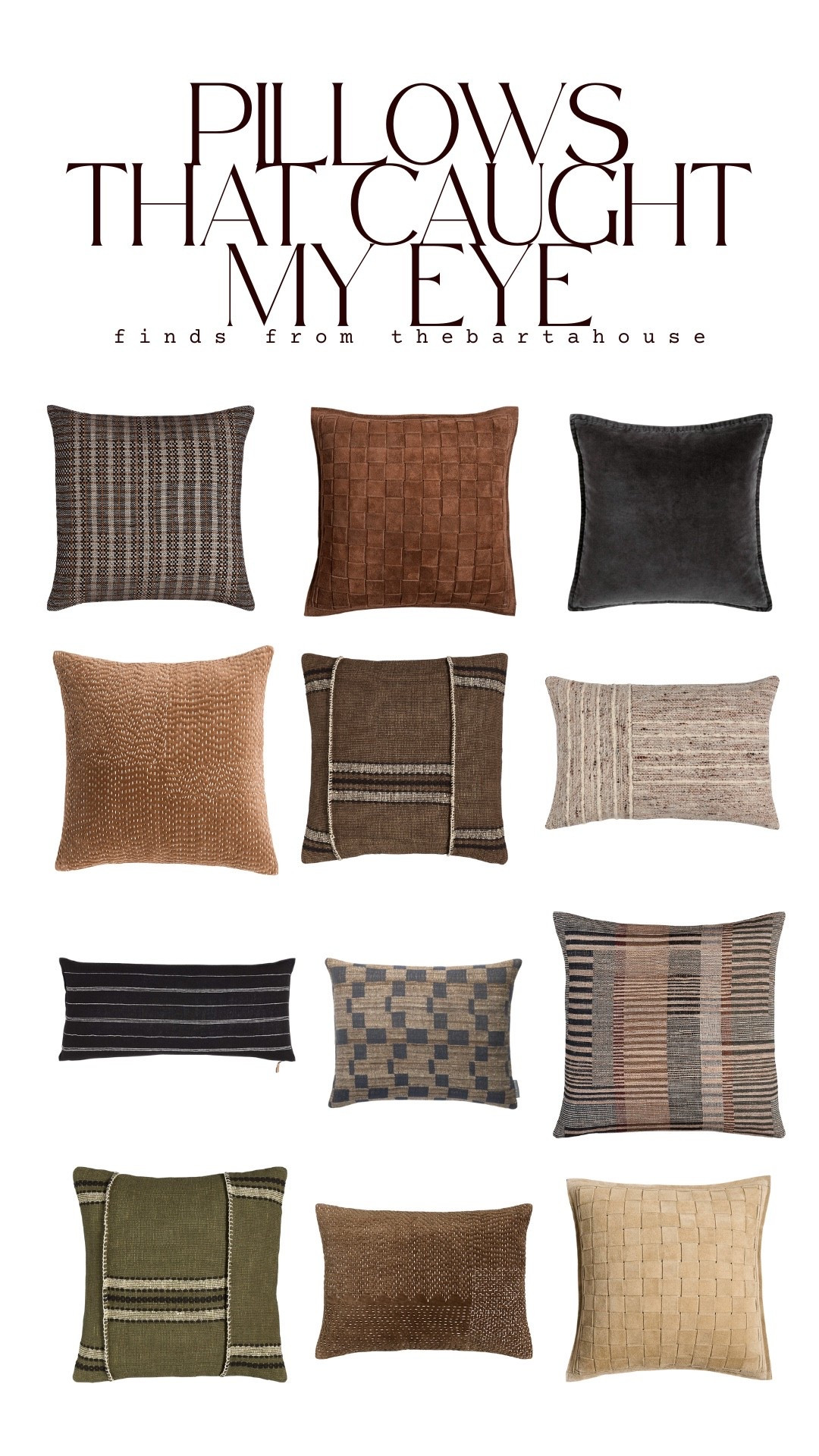Pillows that caught my eye for a sofa! 

#LTKHome #LTKSaleAlert #LTKFindsUnder50