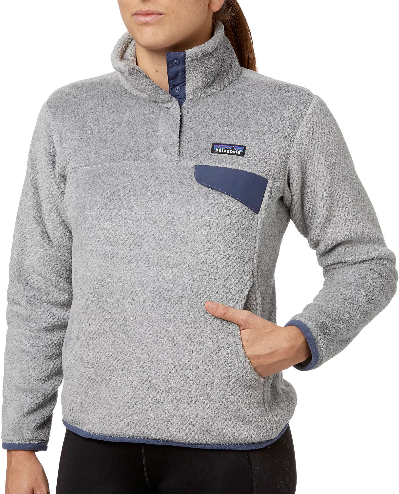 Patagonia Women's Re-Tool Snap-T Fleece Pullover, Size: Small, Gray | Dick's Sporting Goods