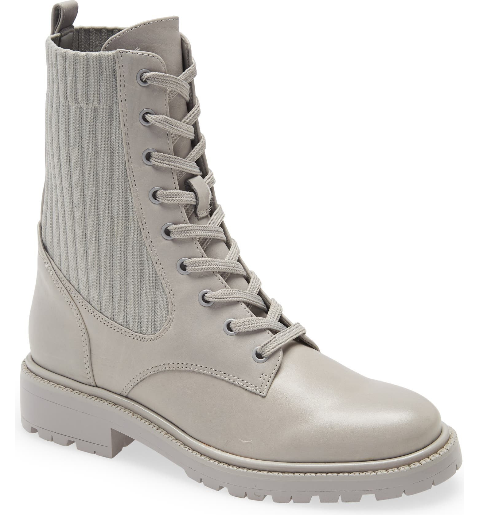 Lydell Mixed Media Combat Boot | Nordstrom