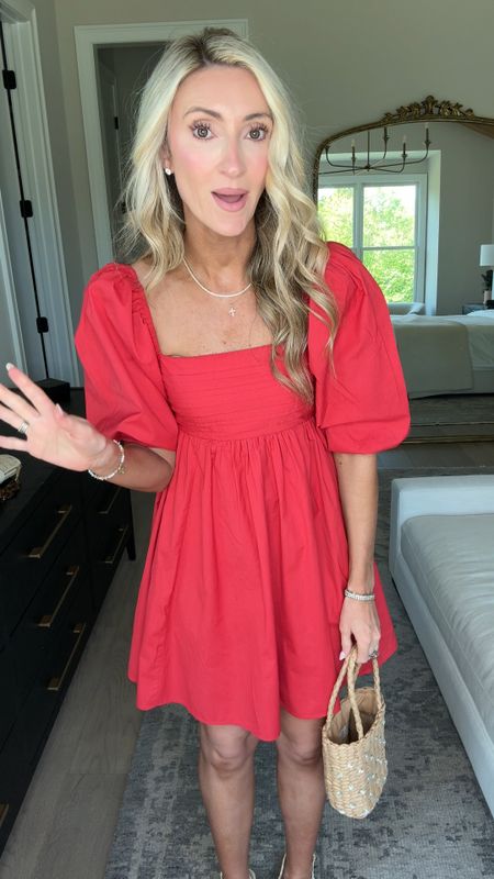 Abercrombie dress on sale! I’m size XS tall. This is one of my very favorite dresses  that I have in multiple colors. Great for date night, showers, vacation. So many gorgeous prints. 

Memorial Day sales 

#LTKStyleTip #LTKSaleAlert #LTKVideo