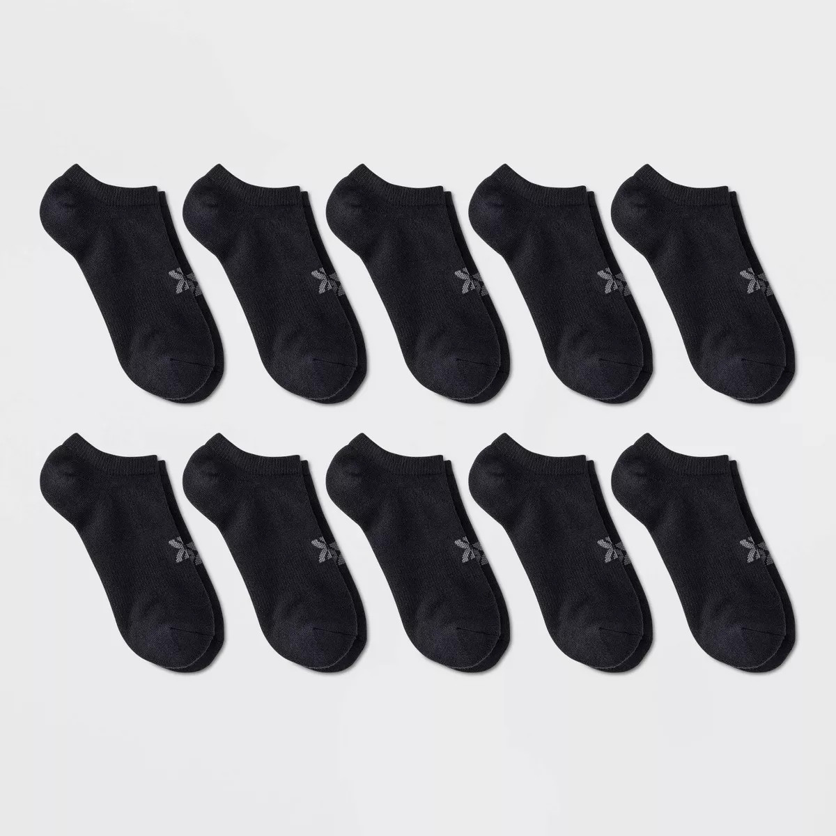 Women's Cushioned Active 10pk No Show Socks - All In Motion™ Black 4-10: Arch Support, Zone Cus... | Target