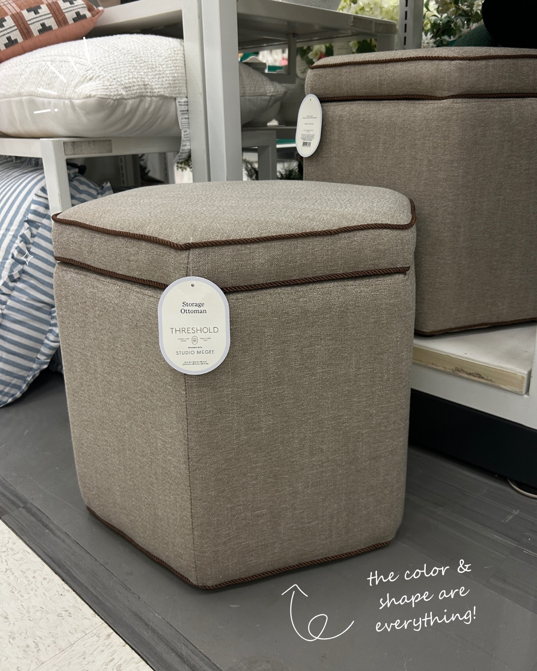 This ottoman is stunning!! 

#LTKHome #LTKFindsUnder100