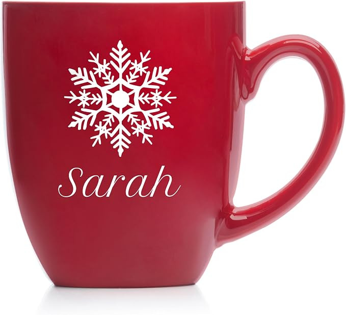 Lifetime Creations Personalized Christmas Mug: Holiday Coffee Mugs, Engraved Christmas Cup Hot Ch... | Amazon (US)