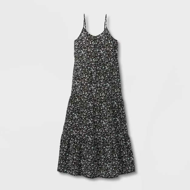 Girls' Floral Button-Front Maxi Dress - art class™ | Target