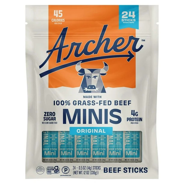 Archer Original Mini Beef Sticks, 0.5 oz, 24 pk. - Samsclub.com | Sam's Club