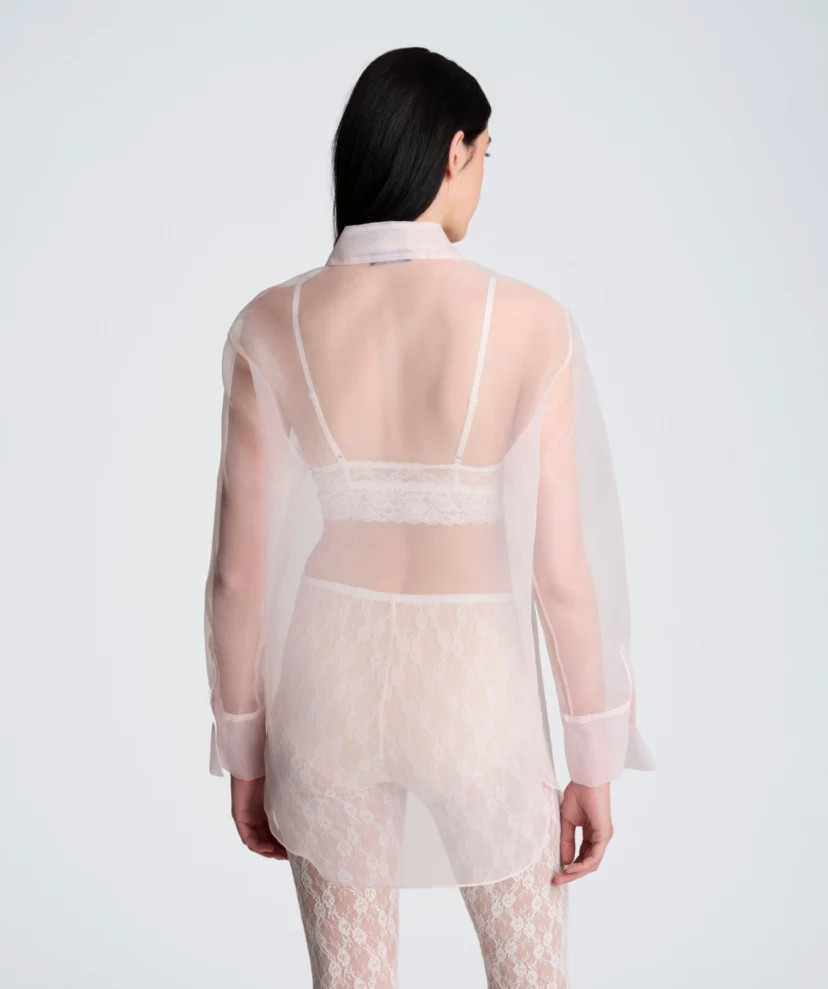 Oversized Button Front Shirt with Long Sleeves | Belk