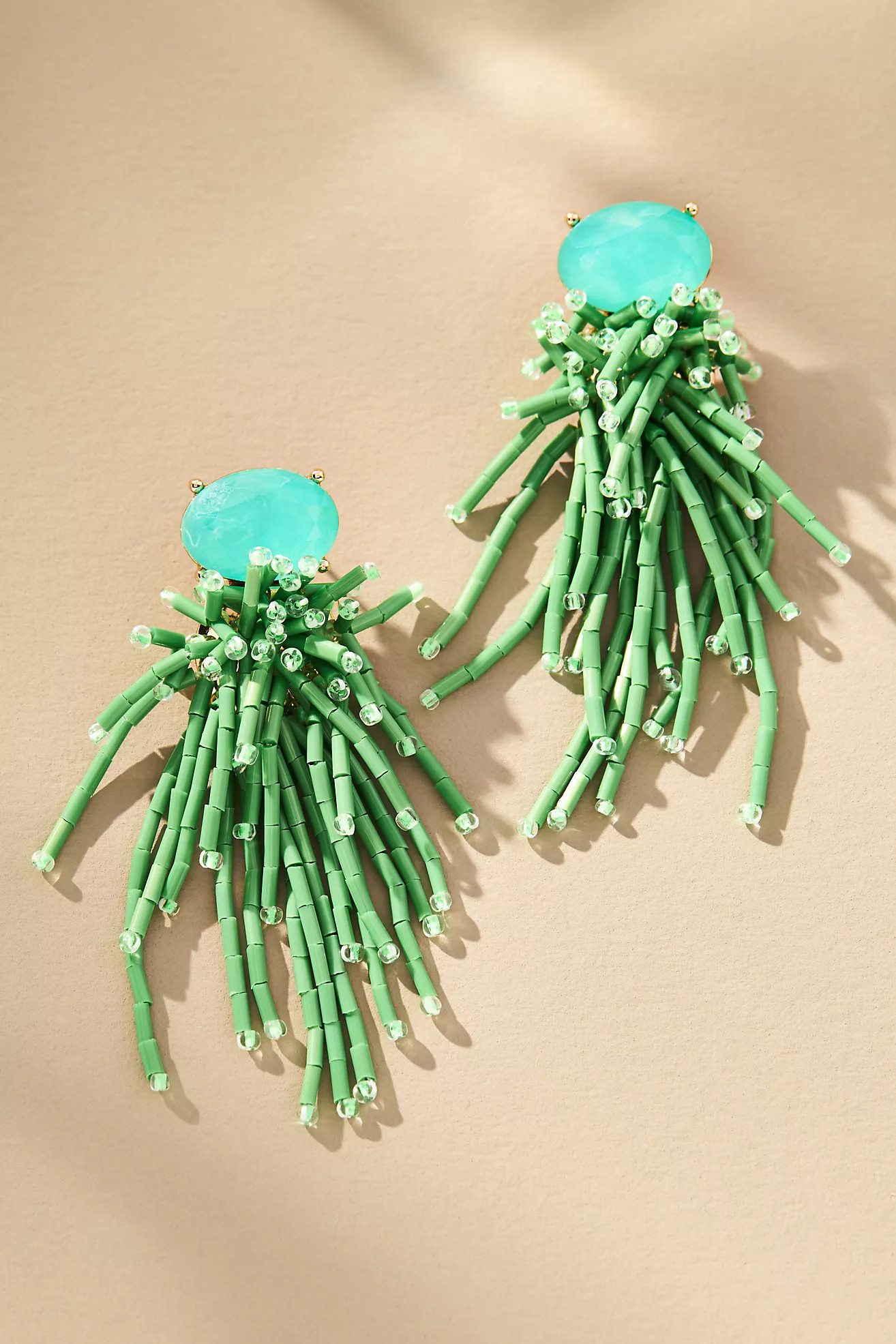Beaded Firework Drop Earrings | Anthropologie (US)