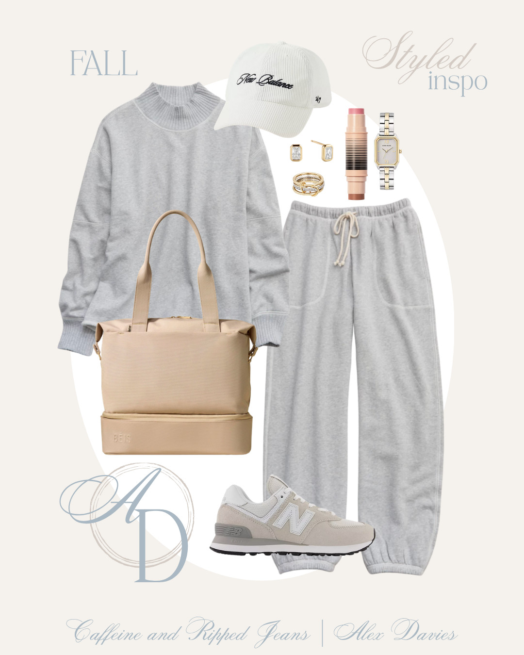 // aerie long weekend sale - this set on sale for under $85 // new balance sneakers // corduroy hat // dibs beauty // gold and silver jewelry // 

 #LTKgrwm #LTKootd #LTKSeasonal