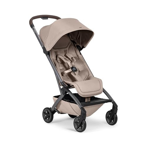 Joolz Aer2 Lightweight Travel Stroller for Baby & Toddler – Ultra-Compact One-Hand Foldable Stroller, Reclining Seat, UPF 50+ Canopy, Adjustable Leg Rest, Carry-On & Airplane Approved (Sandy Taupe) | Amazon (US)