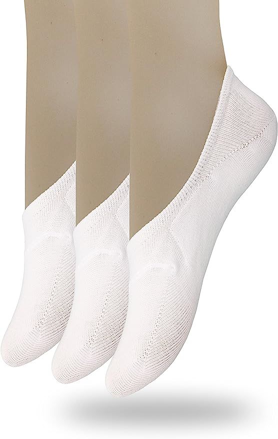 Eedor Women's 3 to 8 Pack Thin No Show Socks Non Slip Flat Boat Line | Amazon (US)