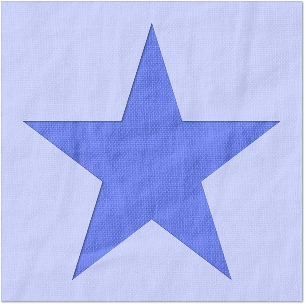 Stencil Stop Simple Star Stencil - Reusable for DIY Projects, Painting, Drawing, Crafts - 14 Mil ... | Amazon (US)