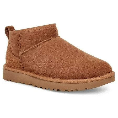 Ugg Classic Ultra Mini Ankle Boots Brown (Women s) | Walmart (US)