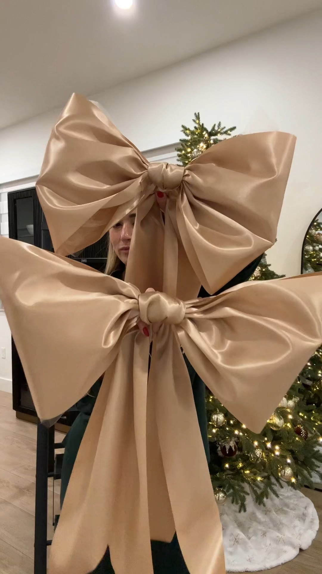 Love how these Christmas bows came out 🎀🎄 and for only $35 you can make a bunch and as big as you want! Highly recommend! 

#LTKCyberWeek #LTKHome #LTKHoliday